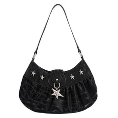 Star Charm Dumpling Shoulder Bag