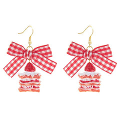 Strawberry Cake Earrings