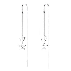 Sun & Moon Dangle Earrings