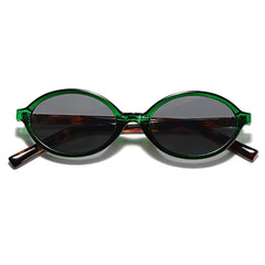 Tinted Lens Oval Sunglasses