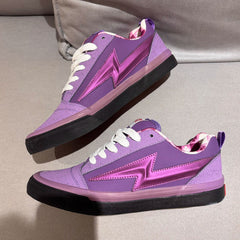 Violet Lightning Low-Top Sneakers
