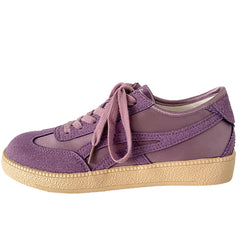 Violet Suede Retro Sneakers