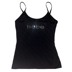 Y2K Rhinestone Bebe Tank Top
